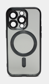 Чехол iPhone 15 Pro Max Magnetic Magsafe прозрачно-цветные