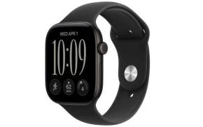 Apple Watch Series 12  Black 42mm Black Sport Band S/M MJEA4AF