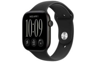 Apple Watch Series 12  Black 42mm Black Sport Band S/M MJEA4AF