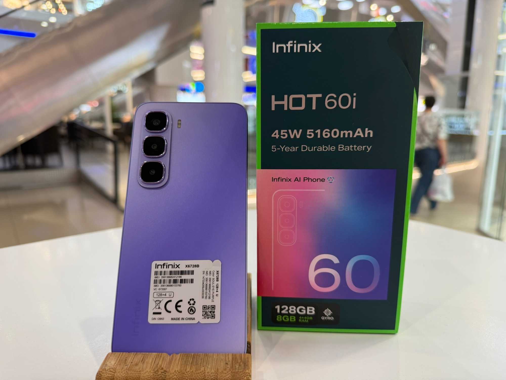 Infinix Hot 60i 4/128Gb Purple imei356136682412186
