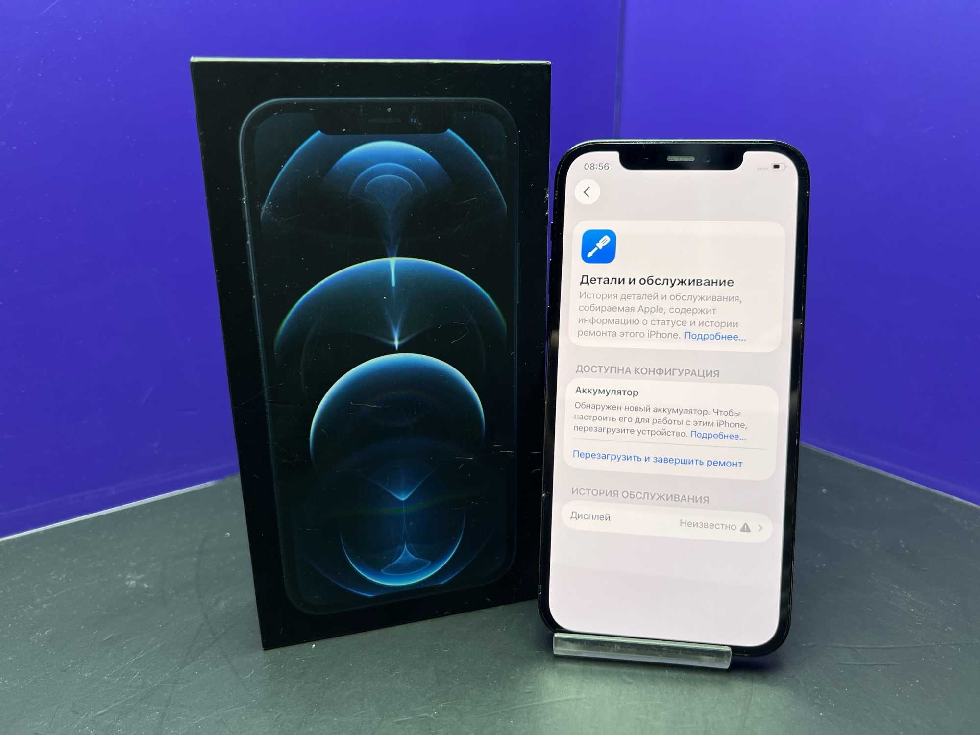 iPhone 12 Pro 128Gb Pacific Blue АКБ 100% imei356683117582604