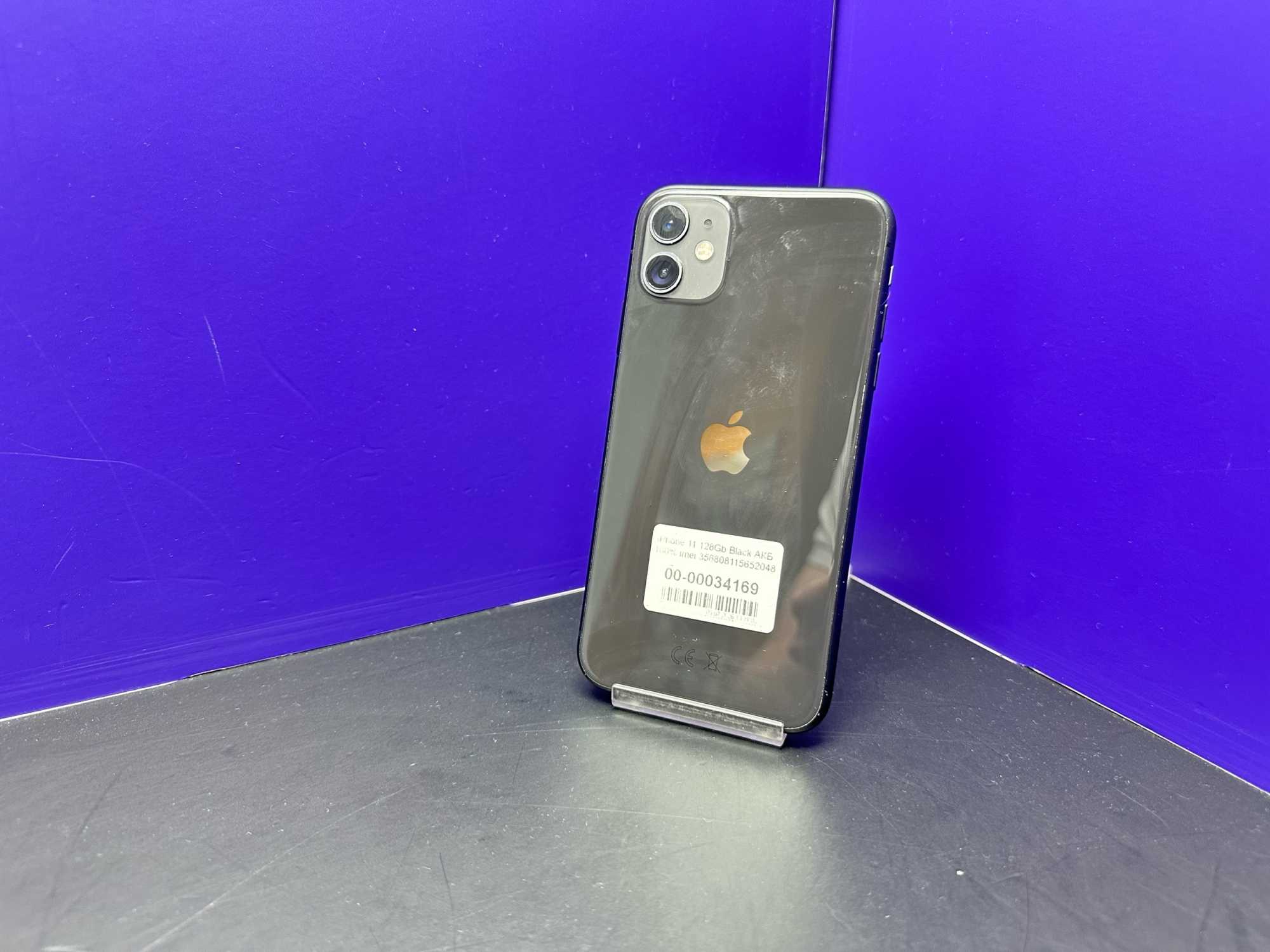 iPhone 11 128Gb Black АКБ 100% imei 356808115652048