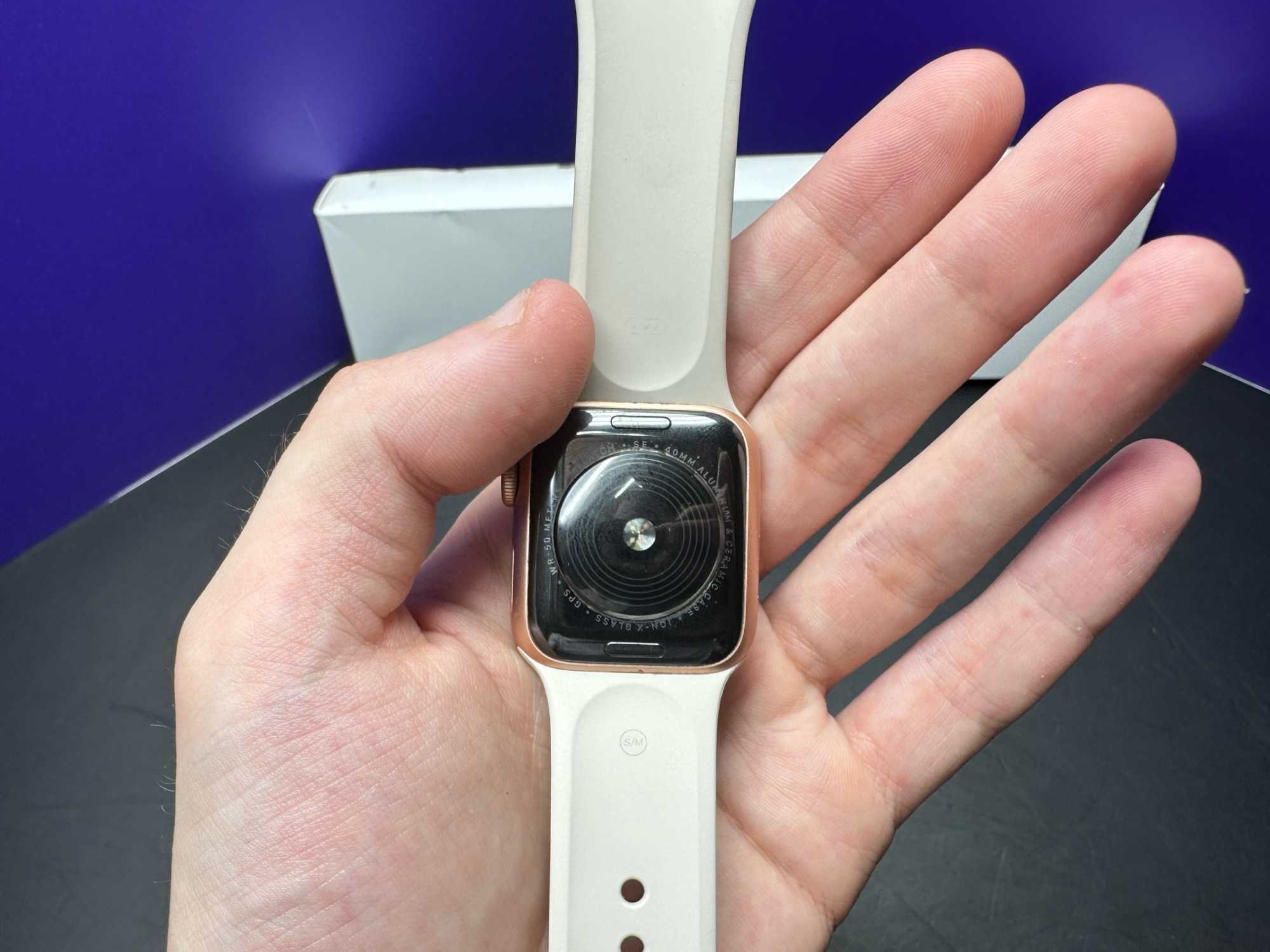 Apple Watch SE Gen 1 Pink Gold  40mm АКБ 85% s/n HM2HHUHQ07T