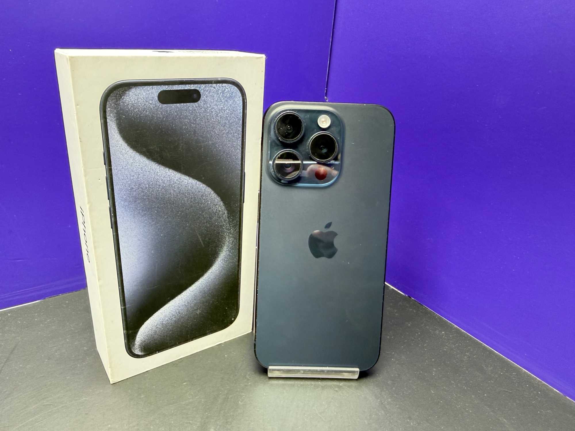 iPhone 15 Pro 128Gb Blue Titanium АКБ 87% imei355721799389228