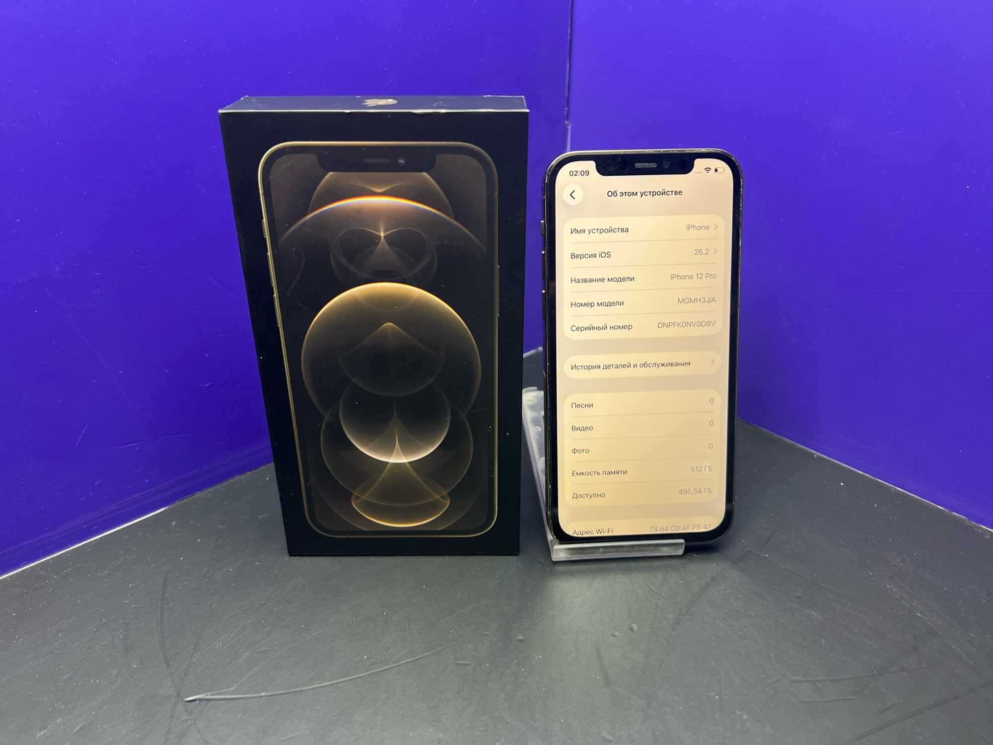 iPhone 12 Pro 512Gb Gold АКБ 89% imei356690115612598
