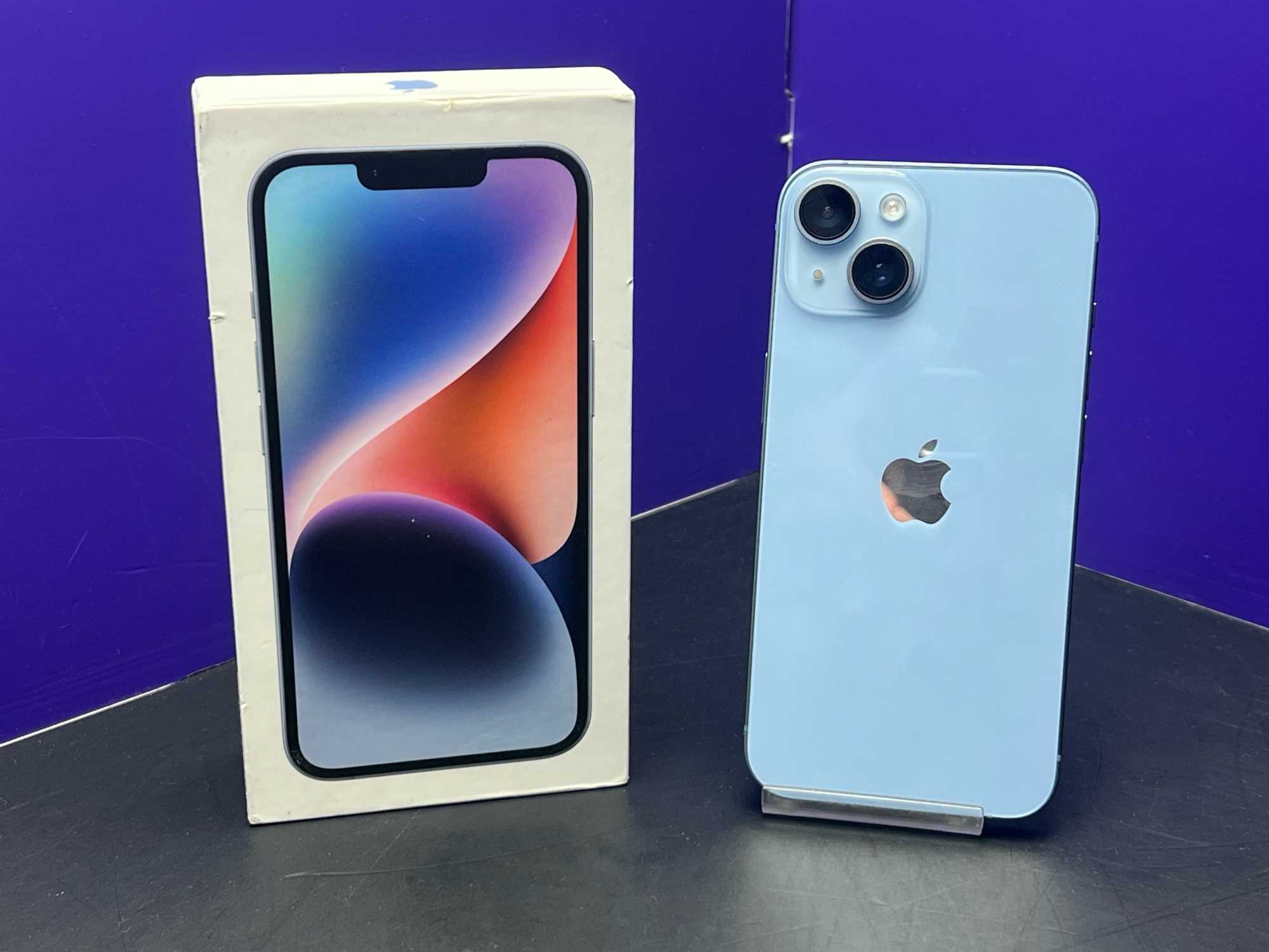 iPhone 14 128Gb Blue АКБ 80% imei 355546536990644