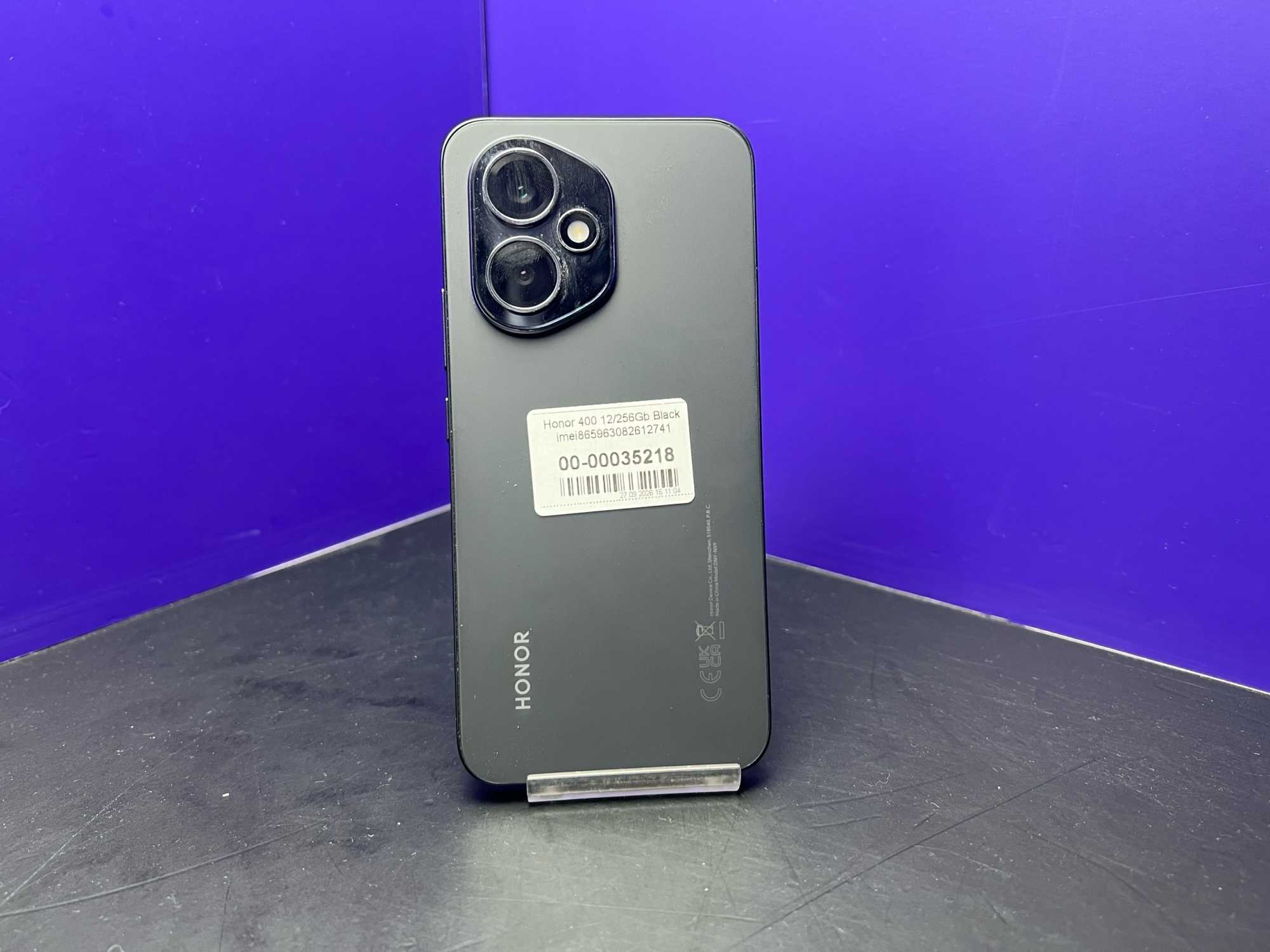 Honor 400 12/256Gb Black imei865963082612741