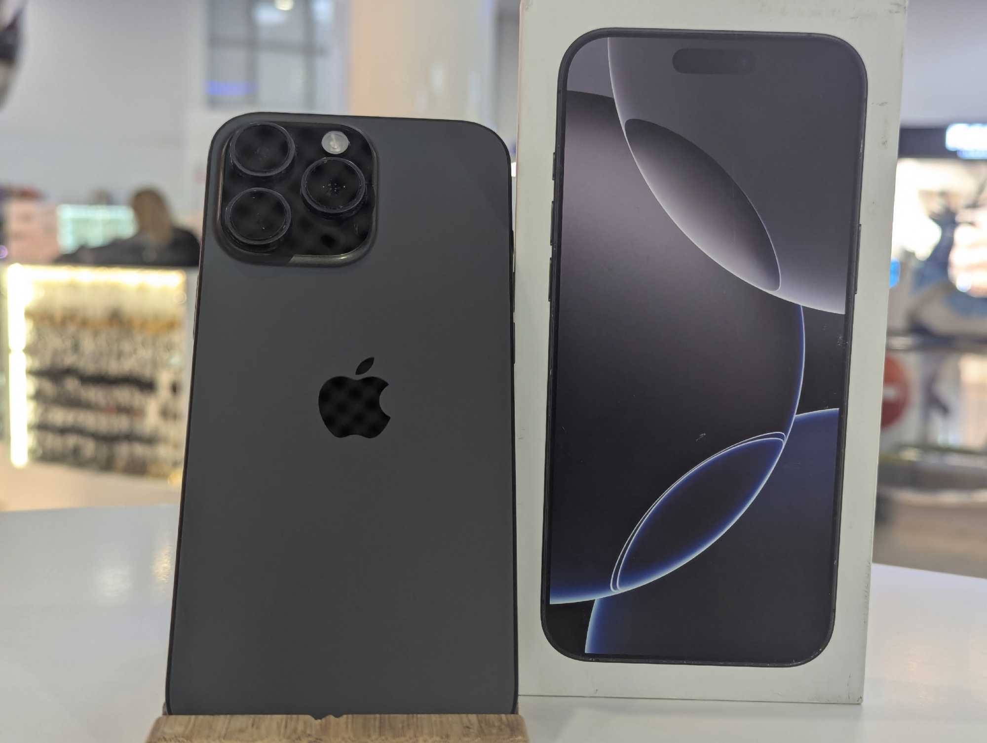 iPhone 16 Pro Max 256Gb Black АКБ91% imei351366060316593