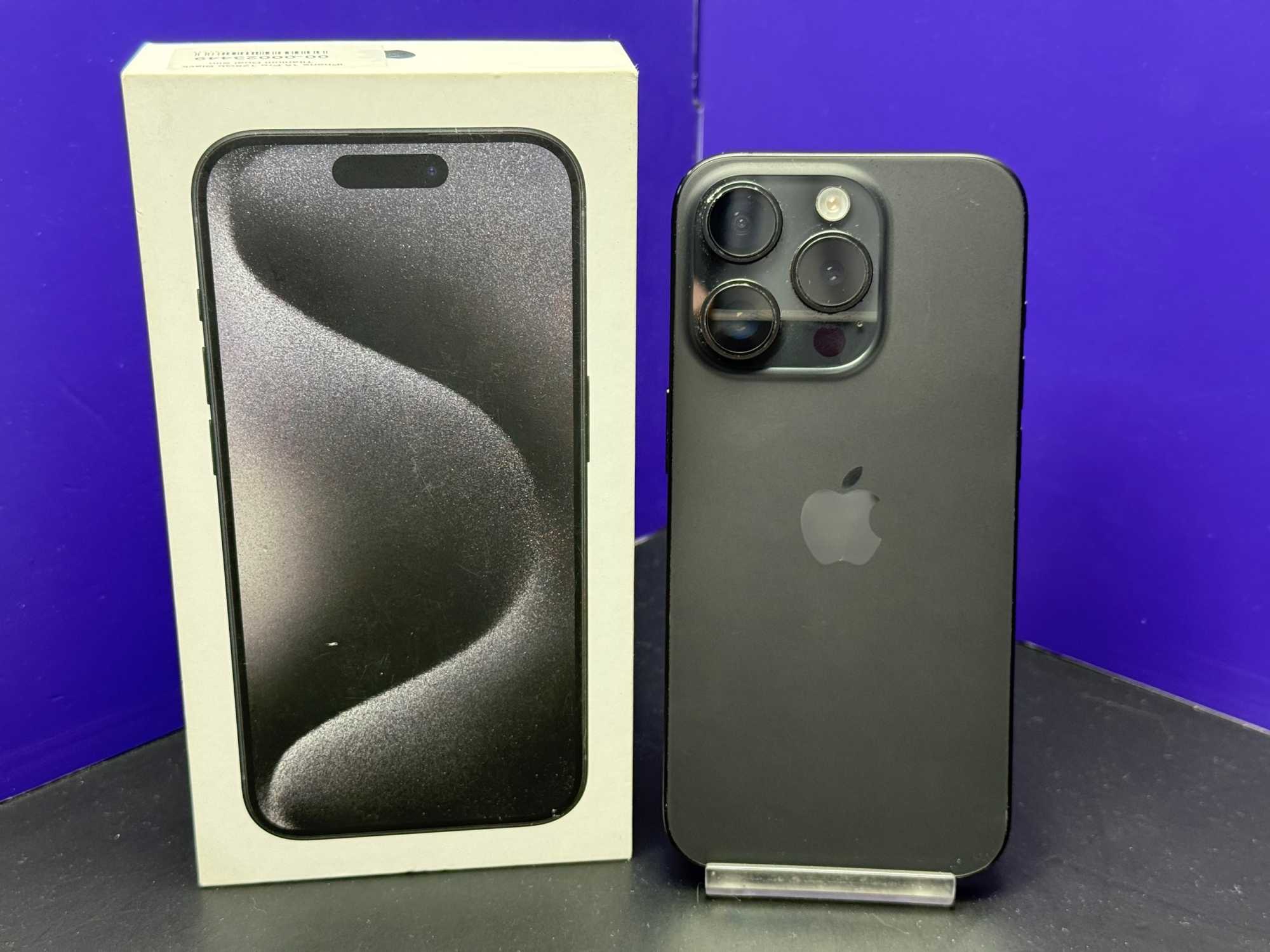 iPhone 15 Pro 128GB Black Titanium АКБ 81% imei353233959948985