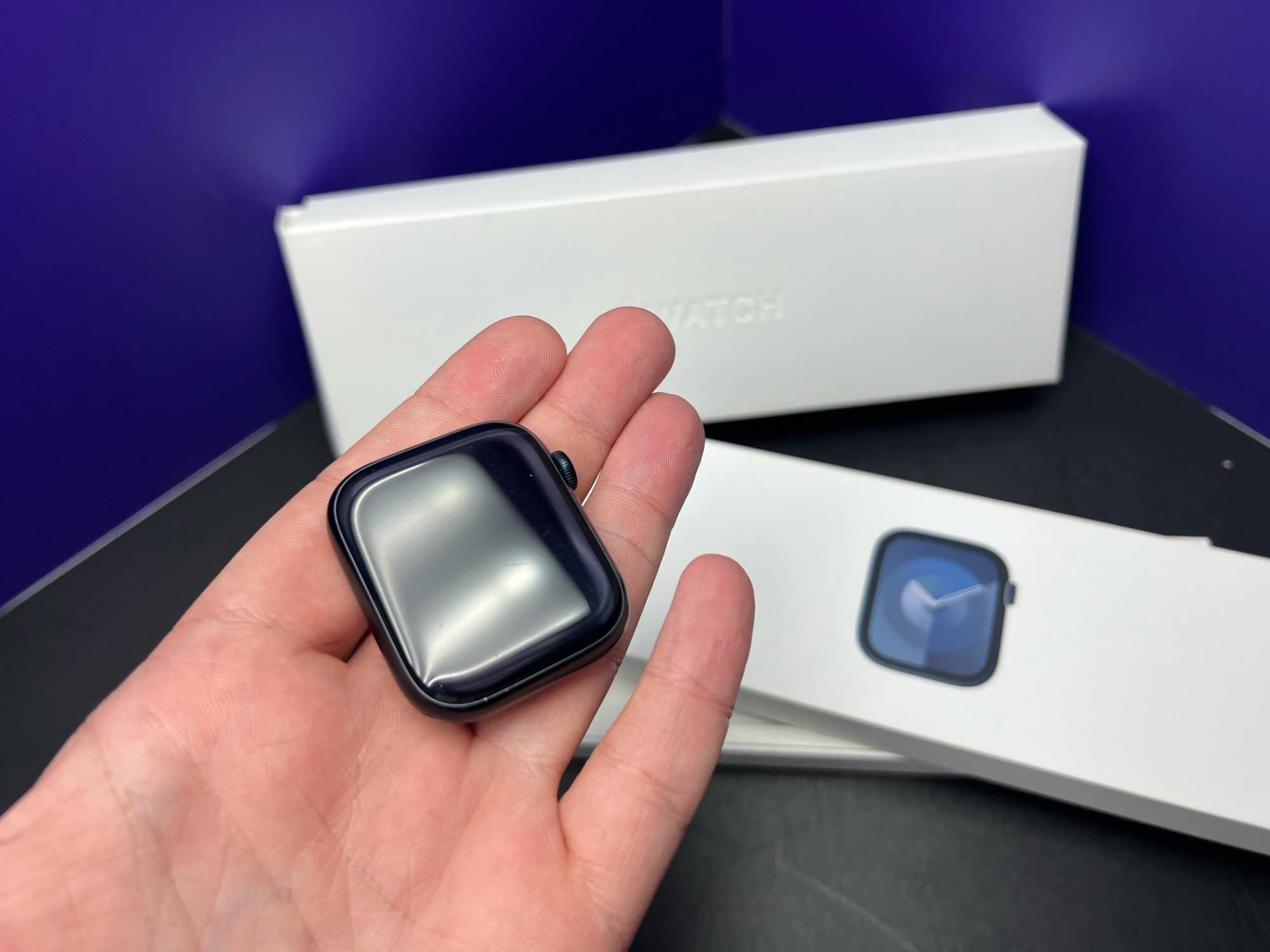 Apple Watch Series 9 45mm Midnight АКБ 89% s/n: HK7PGP1Q7V