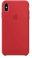 Чехол iPhone Xs Max Silicon Case малиновый