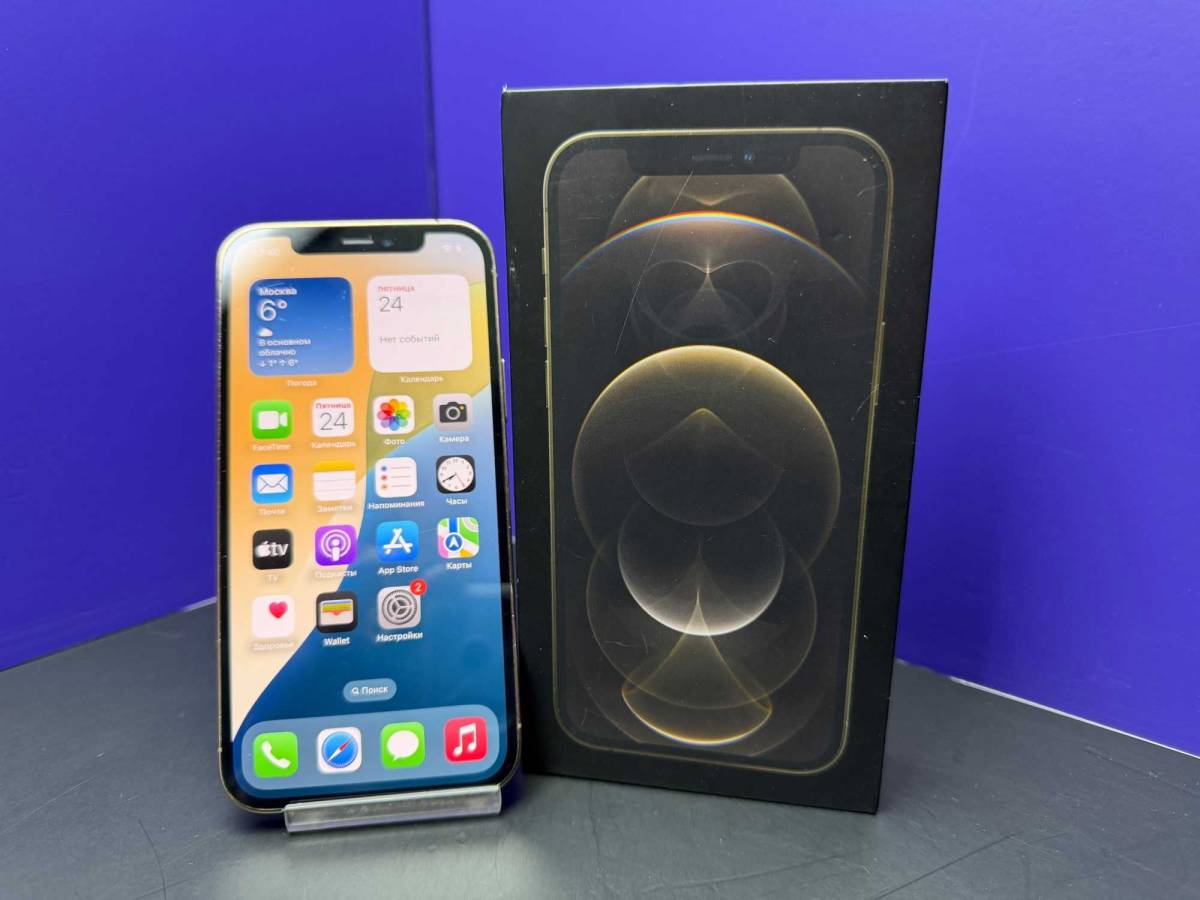 iPhone 12 Pro 128Gb Gold АКБ 100% imei356692113598308