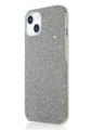 Чехол iPhone 13 блеск серебро