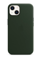 Чехол iPhone 13 Pro Leather Case MagSafe Army Green