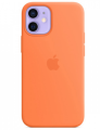 Чехол iPhone 12/12pro Silicon Case MagSafe Kumquat