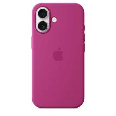 Чехол iPhone 16 Silicone Case MagSafe Fuchsia