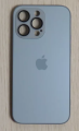 Чехол iPhone 13Pro MagSafe Silicone+Glass синий