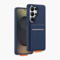 Чехол Samsung S26 Ultra KEEPHONE SUEDEA темно-синий