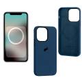 Чехол iPhone 13 Silicon Case MagSafe Abyss Blue