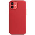 Чехол iPhone 12 mini Silicon Case красный