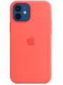 Чехол iPhone 12 mini Silicon Case MagSafe Electric Orange