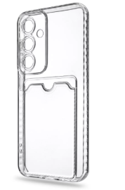 Чехол Samsung S23 FE прозрачный с визитницей