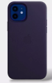 Чехол iPhone 12/12pro Leather Case Dark Cherry