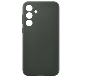 Чехол Samsung S24 Plus Silicone Case темно-зеленый