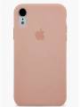Чехол iPhone XR Silicon Case пудра