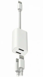 Переходник Lightning/ 2 Lightning