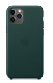 Чехол iPhone 11 Pro Leather Case Green (под кожу)