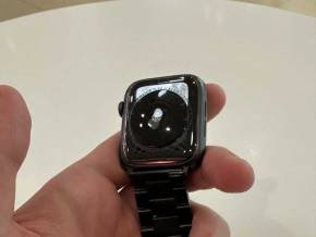Apple Watch SE Gen 1 Black  44mm АКБ 77% s/n H4HDM05Q07Y