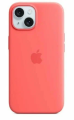 Чехол iPhone 15 Plus Silicone Case MagSafe Guava