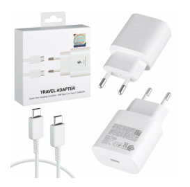 Адаптер питания Samsung 25W PD USB + USB-C Original White