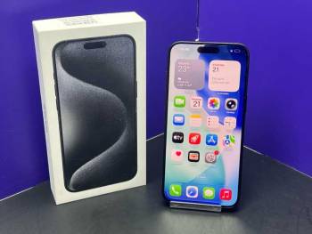 iPhone 15 Pro Max 256Gb Black Titanium АКБ 84% imei354550167314323