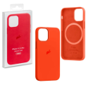 Чехол iPhone 12/12pro Silicon Case MagSafe Red