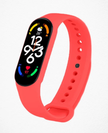Ремешок Mi Band 7 Silicon Sakura Pink
