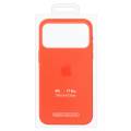 Чехол iPhone 17 Pro Silicone Case MagSafe Orange