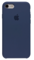 Чехол iPhone 7 Silicone Case темно голубой