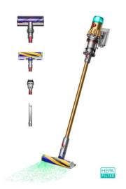 Беспроводной ручной пылесос Dyson V12 Detect Slim Absolute SV46 Yellow/Nickel
