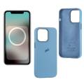 Чехол iPhone 13 Pro Silicon Case MagSafe Blue Fog