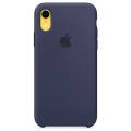 Чехол iPhone XR Silicon Case темно синий