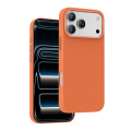 Чехол iPhone 17 Pro Keephone MagSafe кожа оранжевый
