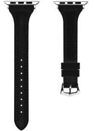 Ремешок для Apple Watch 38/40mm эко кожа черный