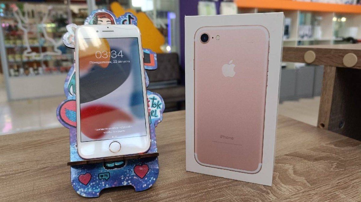 iPhone 7 32Gb Rose Gold АКБ:78% imei358687091391393