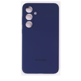 Чехол Samsung S24 Plus Silicone Case темно-синий