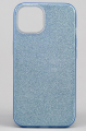 Чехол iPhone 13 блеск синий