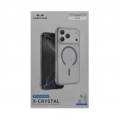 Чехол iPhone 17 Pro KEEPHONE X-CRYSTAL голубой