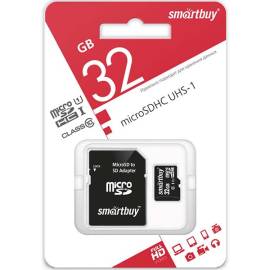 Флеш карта Micro SD 32 gb Smartbuy 