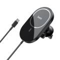 Автодержатель с беспроводной З/У Hoco MagSafe CA90 15W